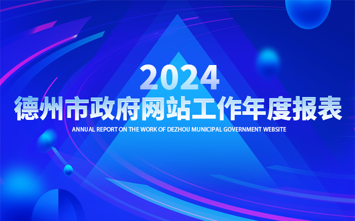2024年德州市政府网站工作年度报表
